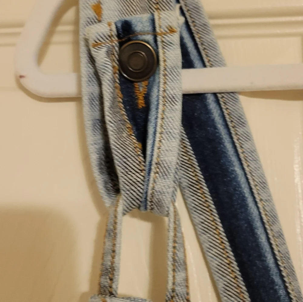 NEW Free People Patchwork Blues Mini Dress - Picture 7 of 8